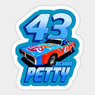 Richard Petty 43 STP Legend 70S Retro Sticker